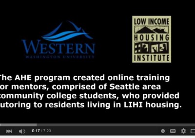 Multimedia Content Creation – Screencast for the LIHI/WWU Mentoring Project